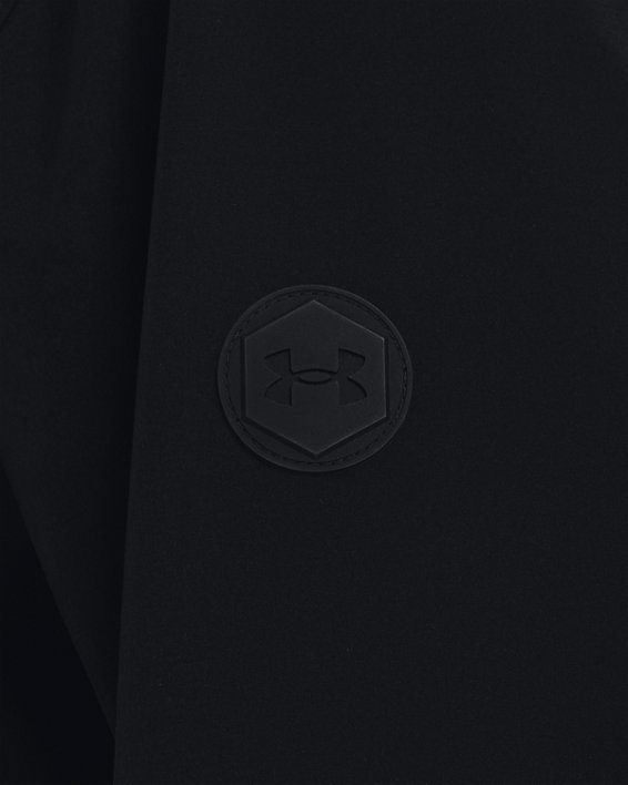 Men's UA RUSH™ Woven Shell Parka, Black, pdpMainDesktop image number 4